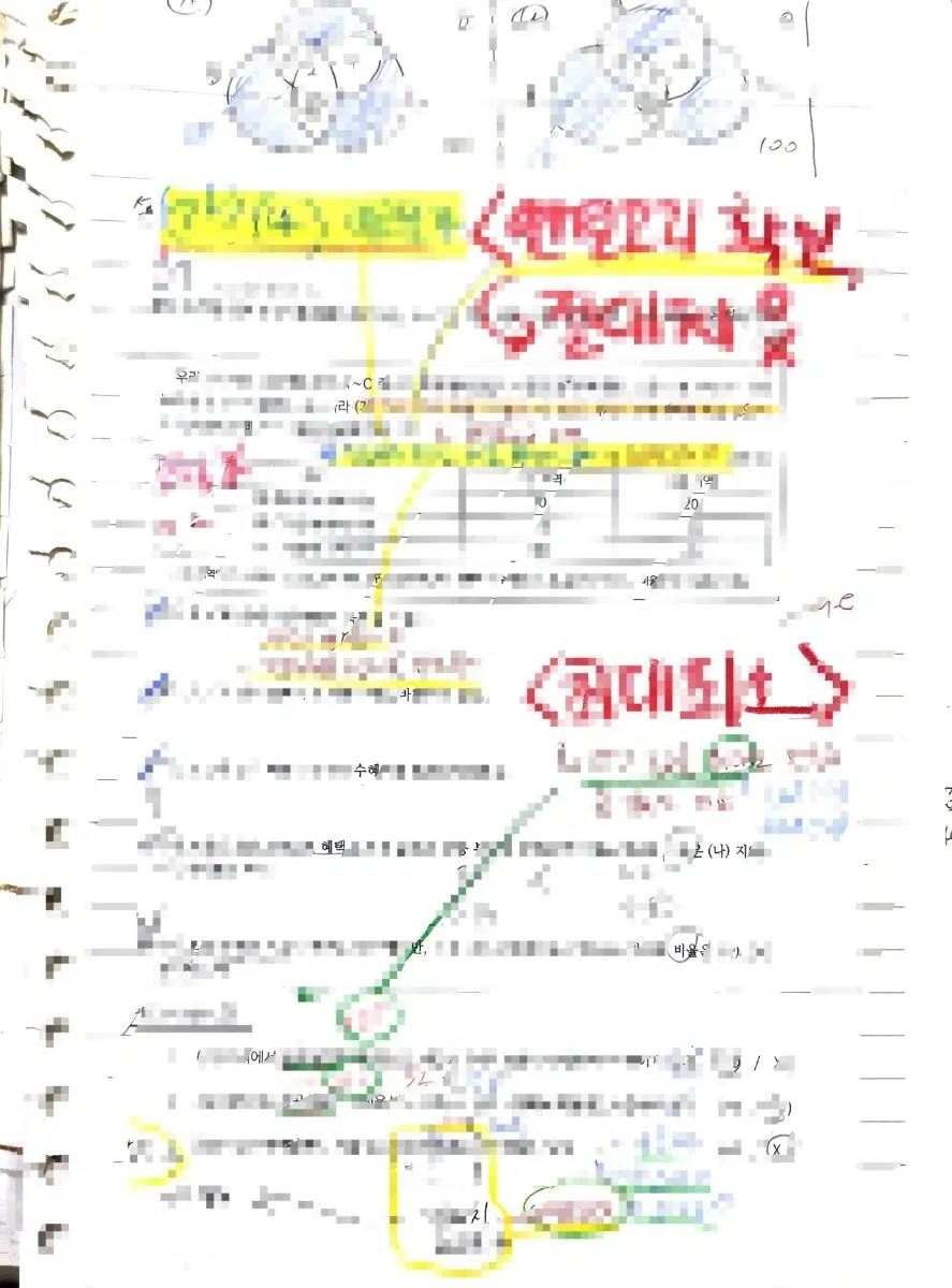 서울대생 사문 수능 마지막 개념 노트