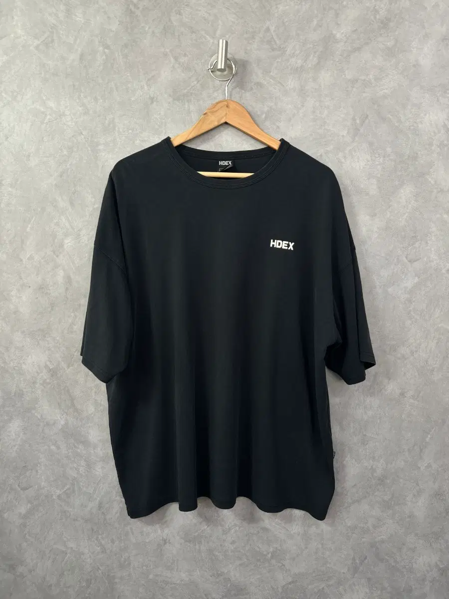 HDEX 반팔 티셔츠 블랙 4XL