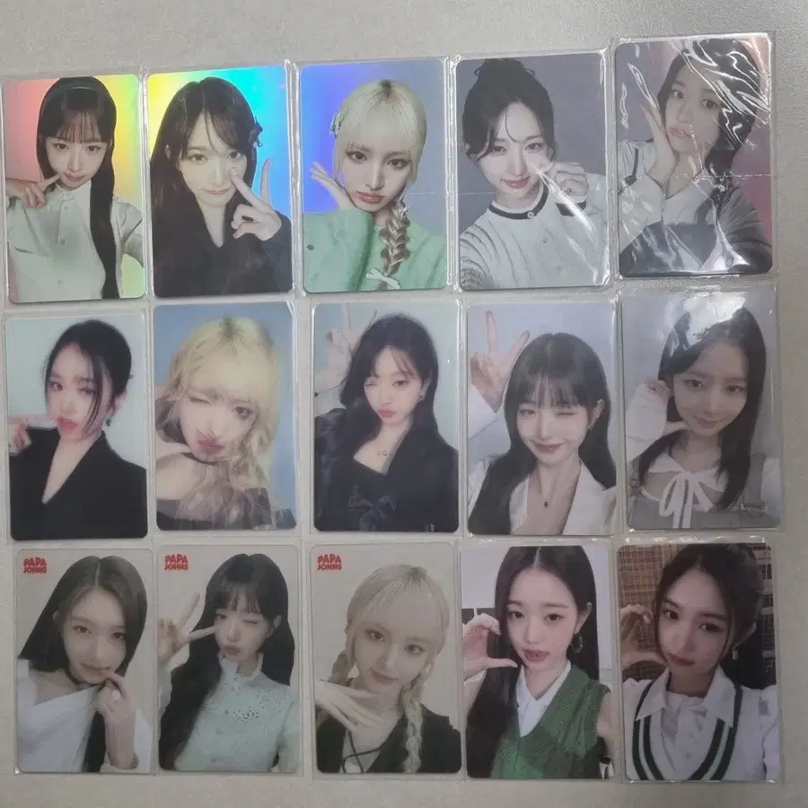 아이브) 파파존스 아이브 포카 판매 원영 유진 가을 이서 리즈 레이
