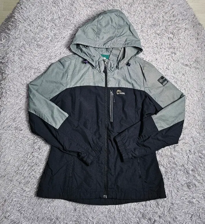 (H)네파 바람막이 자켓 그레이 M