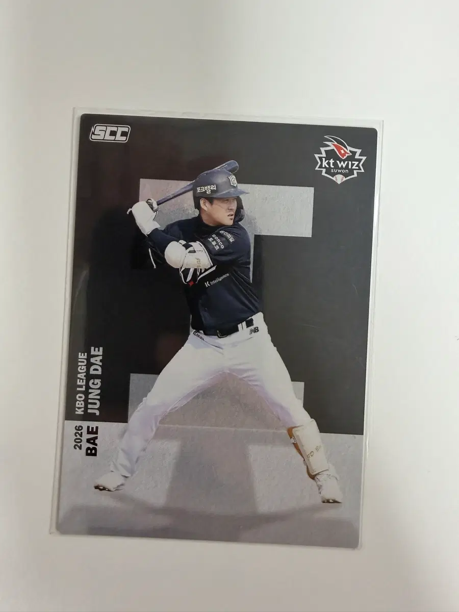 KBO 카드 2026 KT WIZ 배정대 알파벳