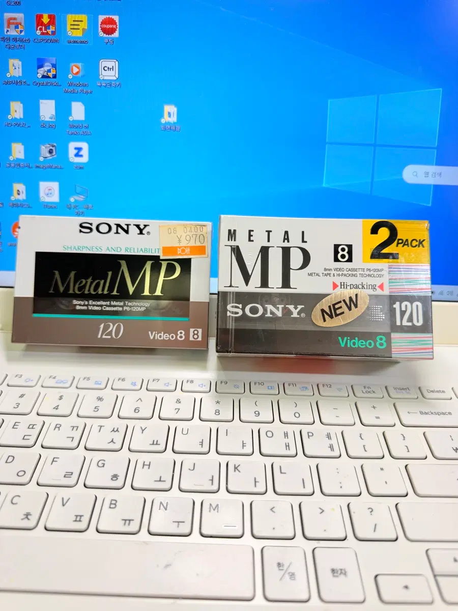 미개봉,소니 8mm캠코더테이프,P6-120MPs.METAL MP,120분,총3개,개당가격