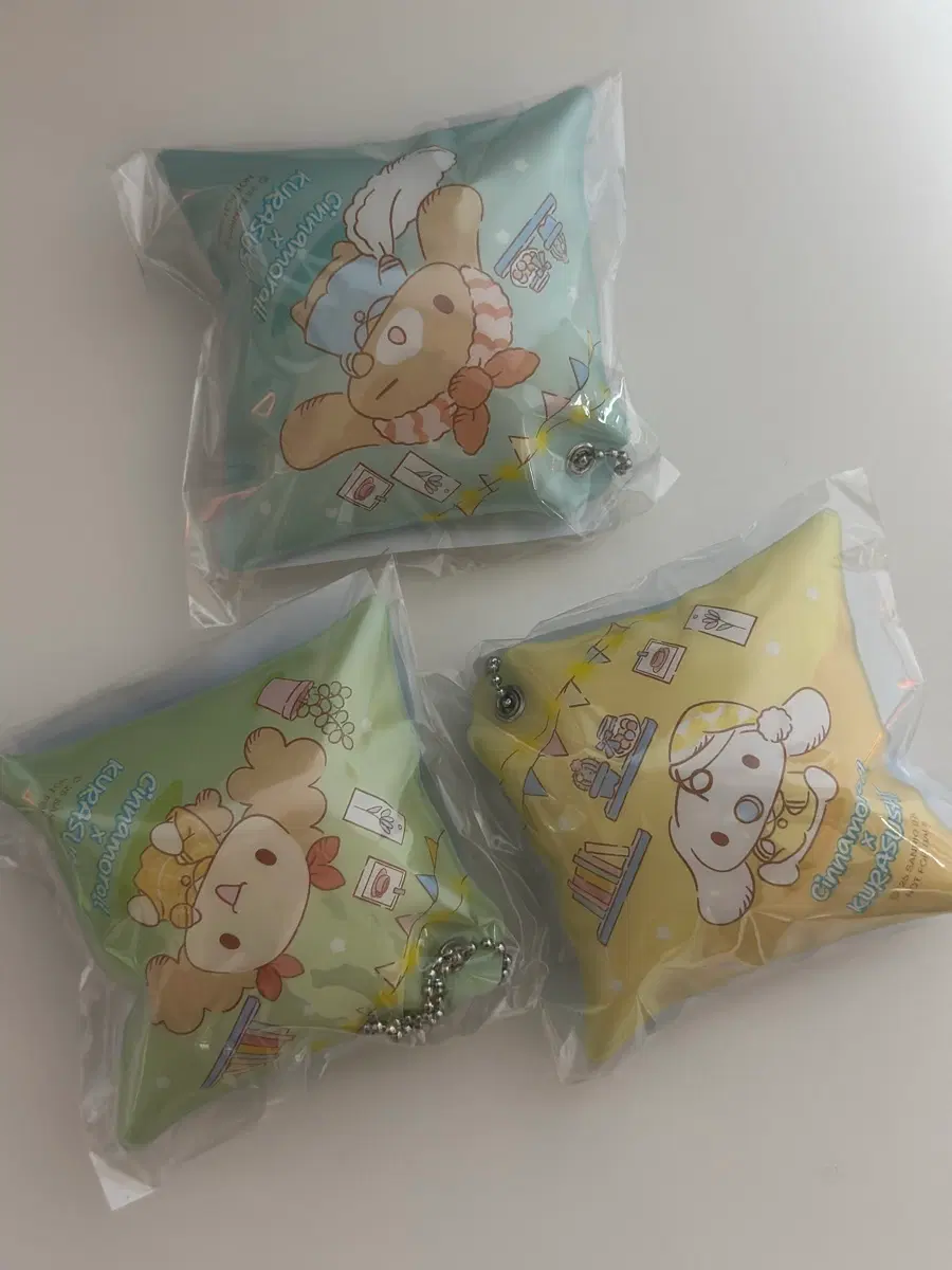 쿠라스시 시나모롤 콜라보 쿠션 키링