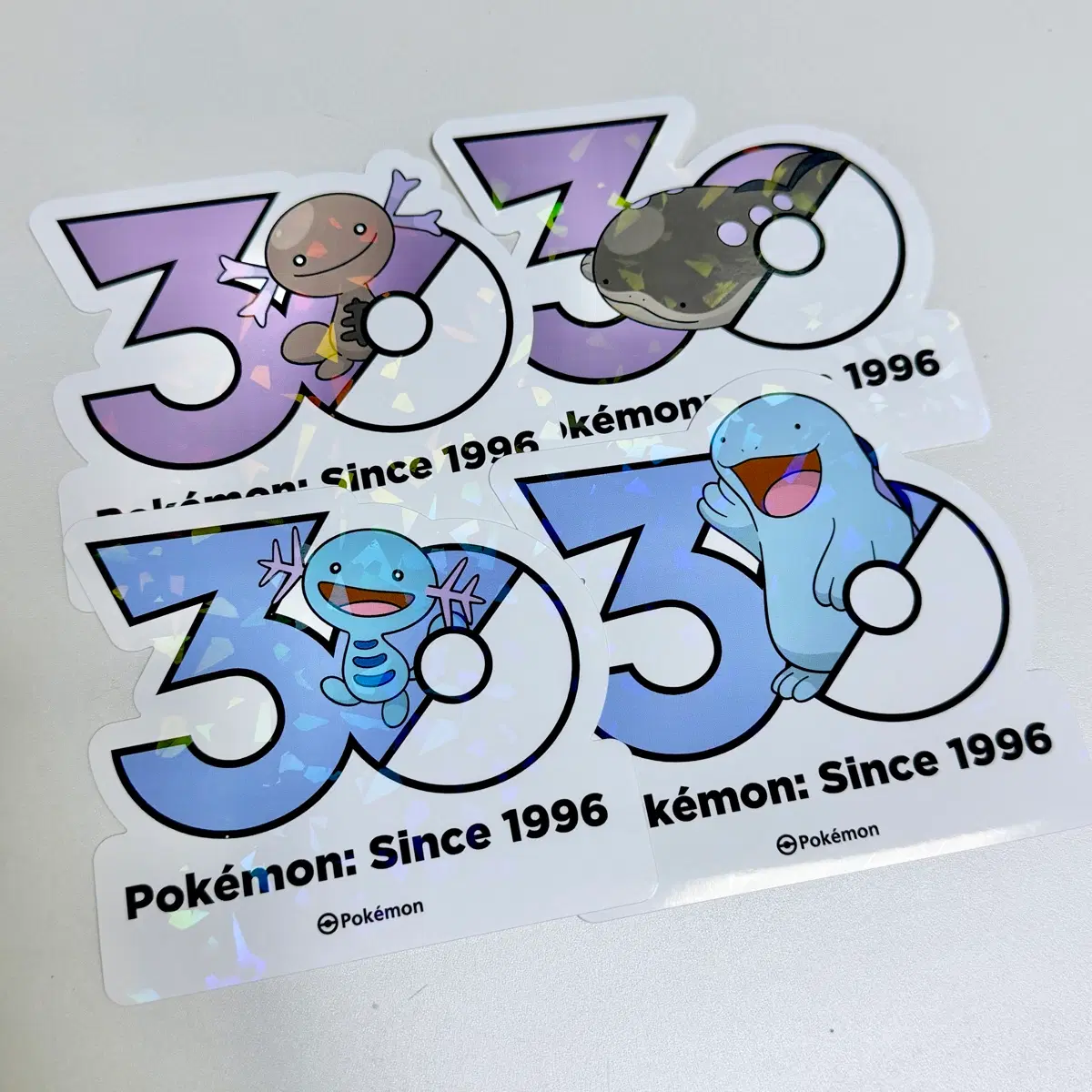 (40장일괄) 포켓몬 30주년 로고스티커 - 우파/팔데아우파/누오/토오