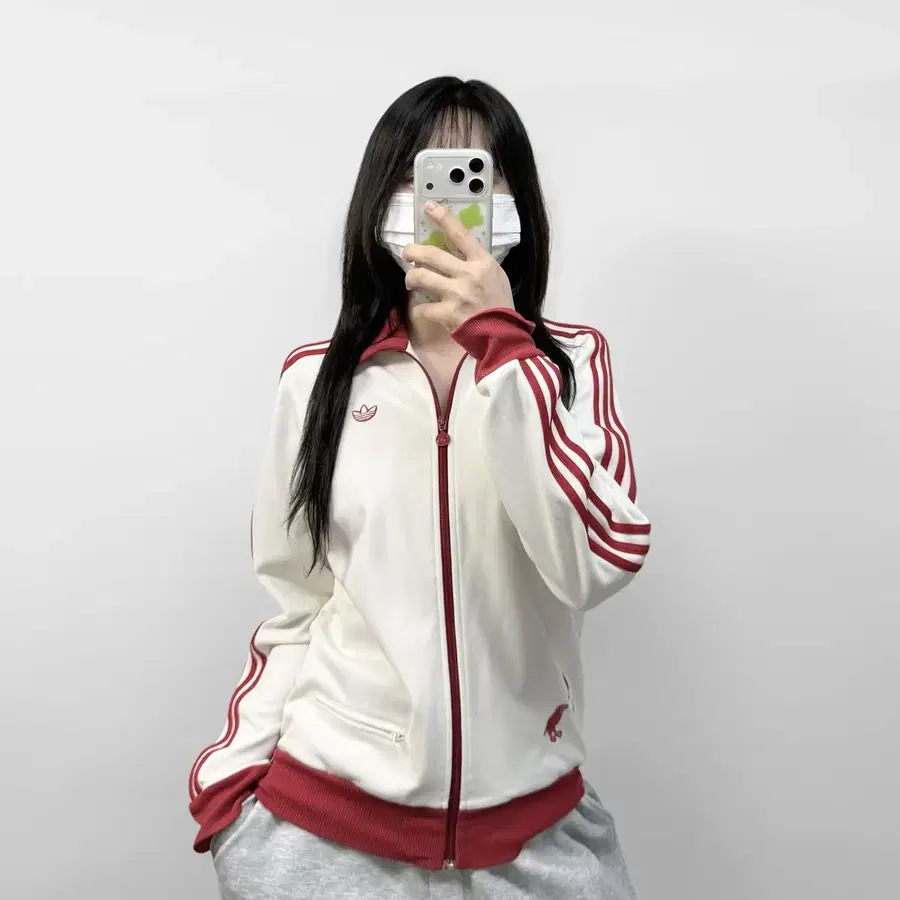 아디다스 재팬 도쿄 트랙탑 져지 화이트 레드