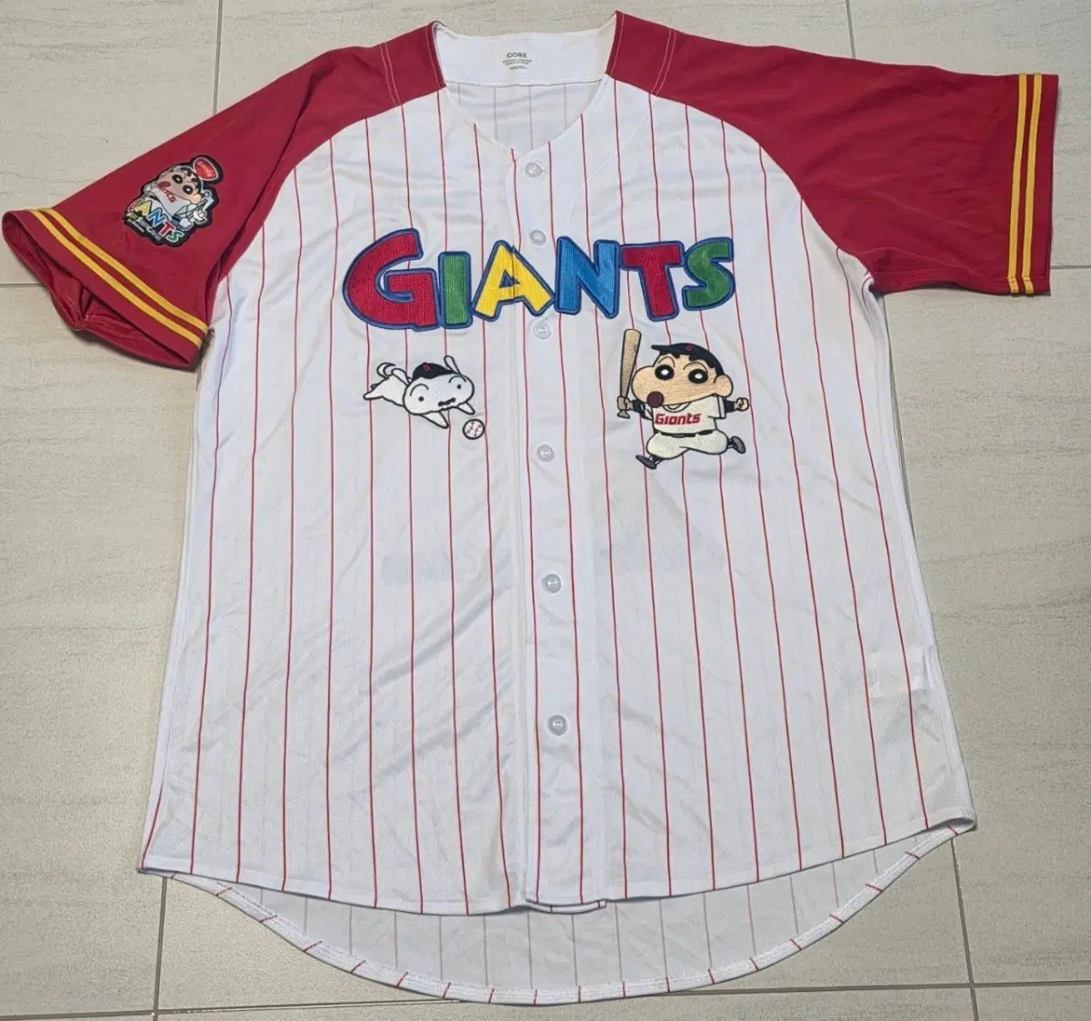 롯데자이언츠 짱구유니폼 전미르 마킹 120(4XL)
