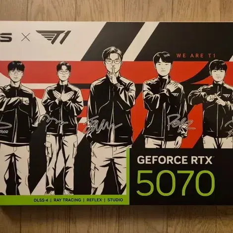 ASUS 지포스 RTX 5070 OC D7 12GB T1 Edition 미개봉 판매합니다,