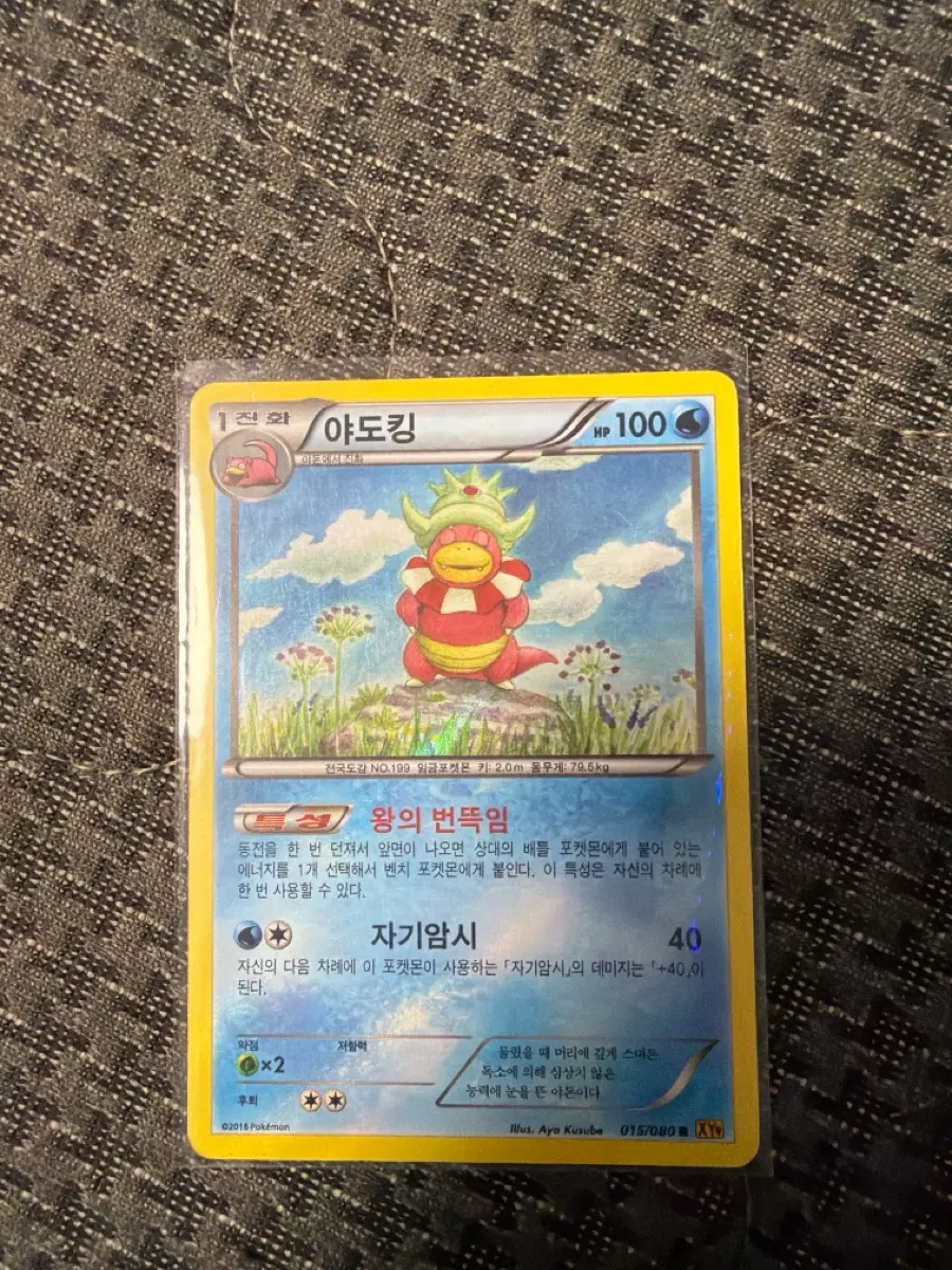 포켓몬카드 희귀 야도킹 XY BREAK 확장팩 제9탄 천공의 분노
