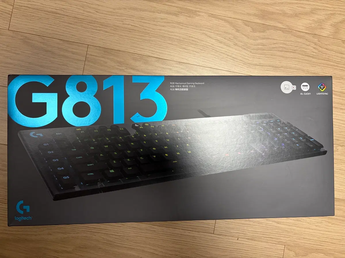 로지텍 G813 기계식 키보드 clicky