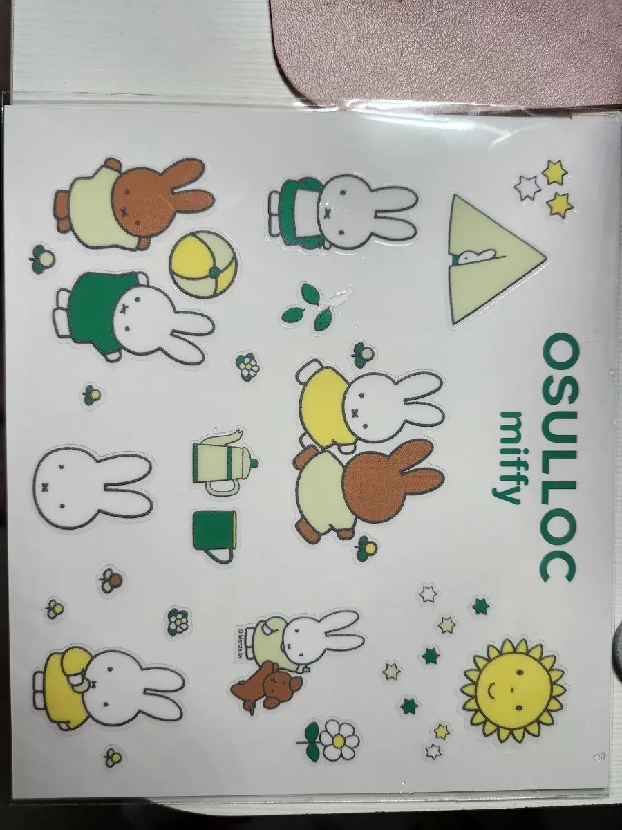 새산품)오설록 미피 스티커