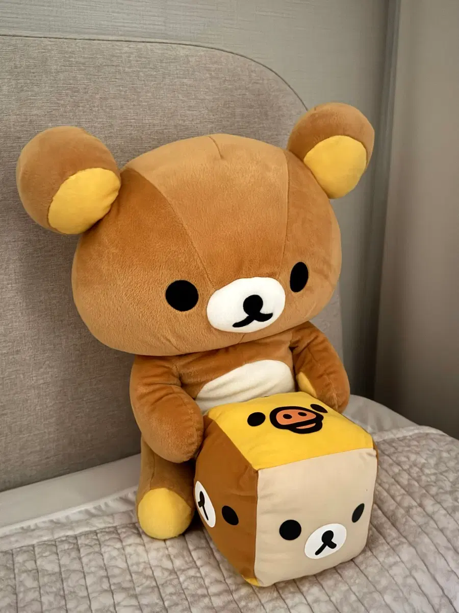 리락쿠마 대형 주사위 고전 인형