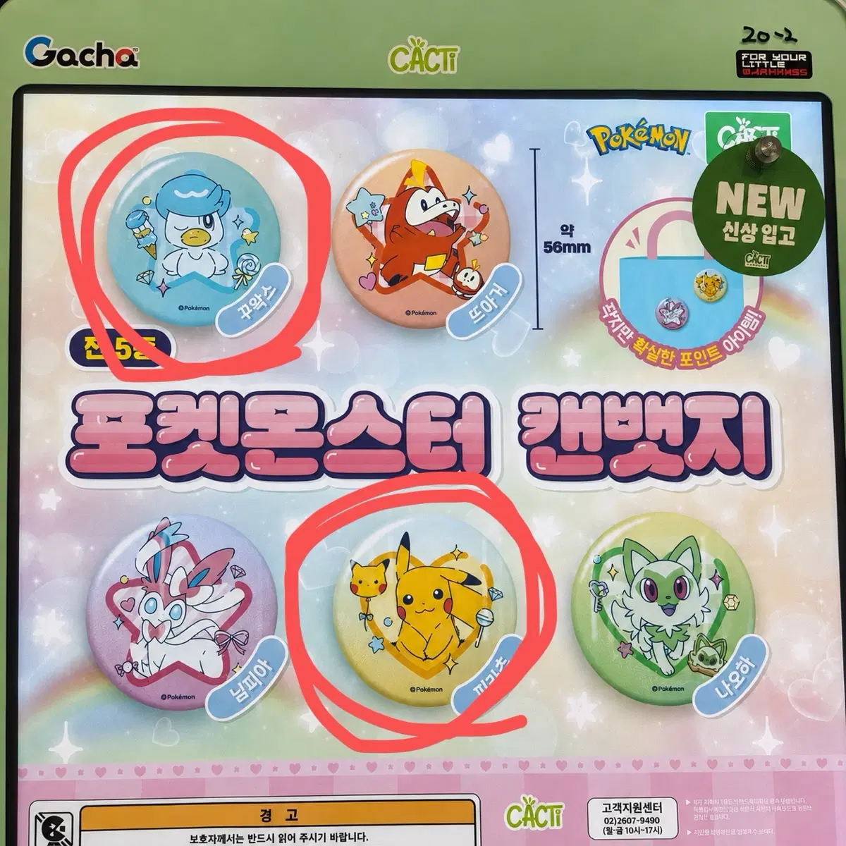 포켓몬스터 포켓몬 핀뱃지 가챠 꾸왁스 뜨아거 피카츄