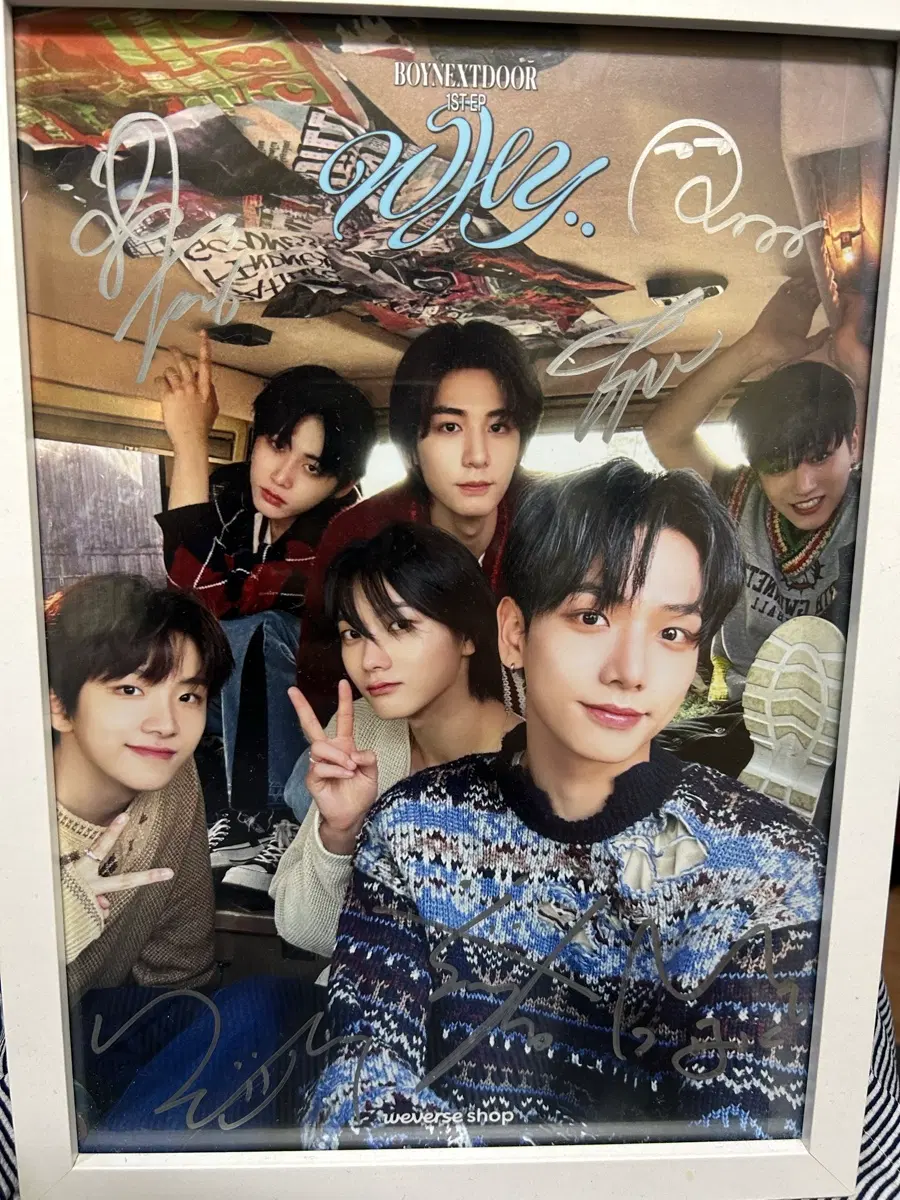 보넥도 why 싸인 포스터 BOYNEXTDOOR SIGN POSTER