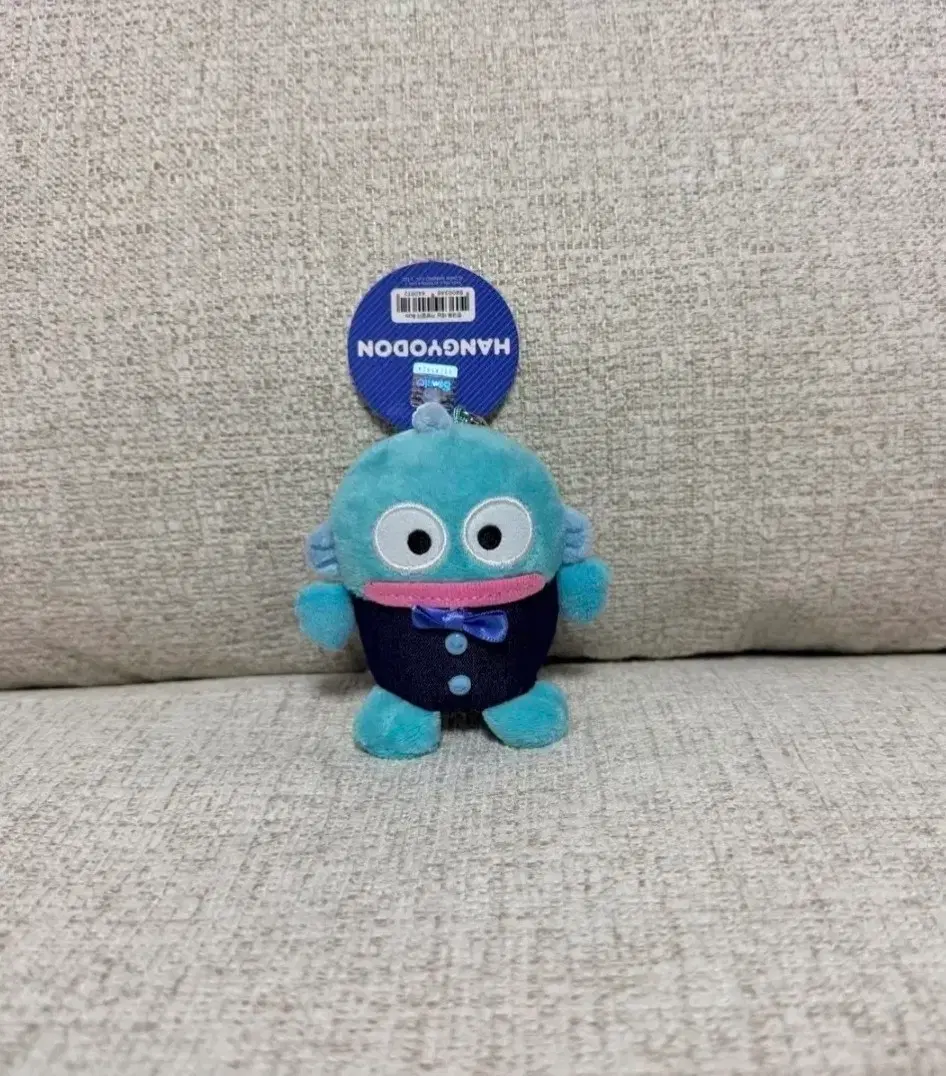정품 산리오 한교동 데님 대님 가방걸이 8cm 키링인형