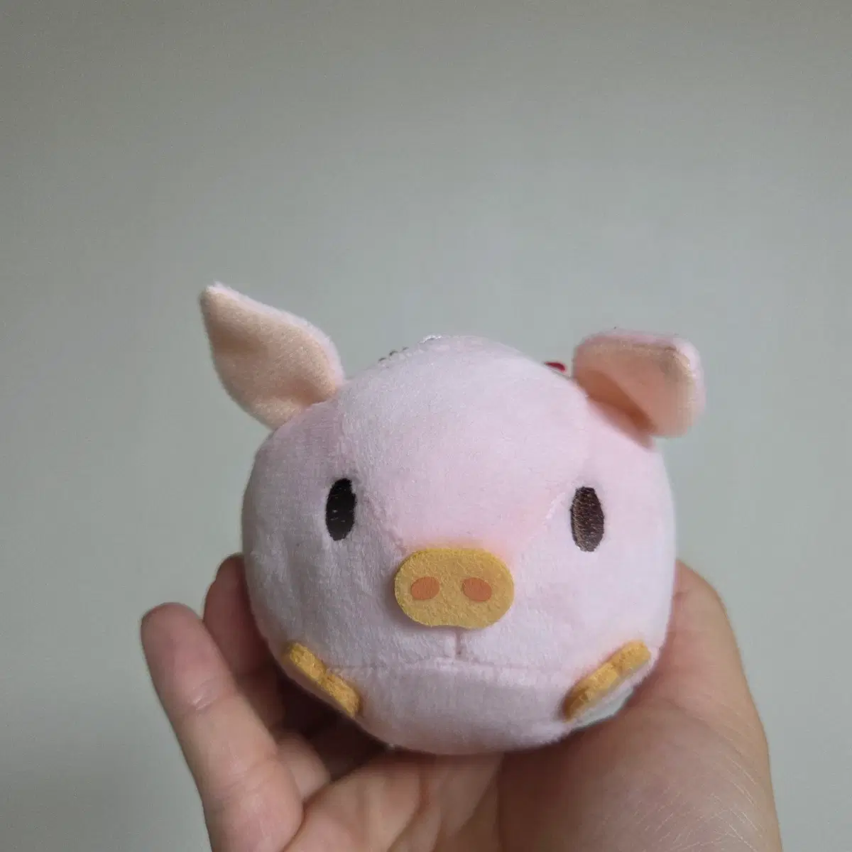빈티지 토이 인형 고전 만화 피규어 캐릭터 마스코트 일본 아기돼지 경주 마더 목장 돼지 키링