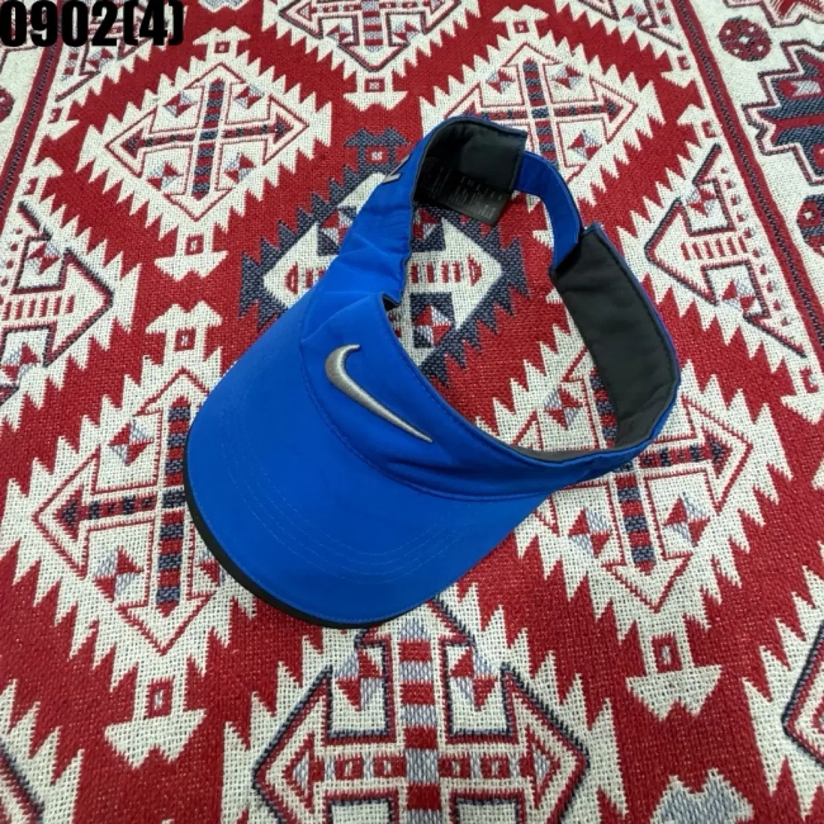 나이키 골프 썬캡 블루
