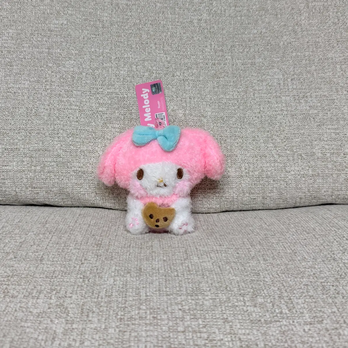 정품 산리오 마이멜로디 볼빵빵 키링 인형 13cm