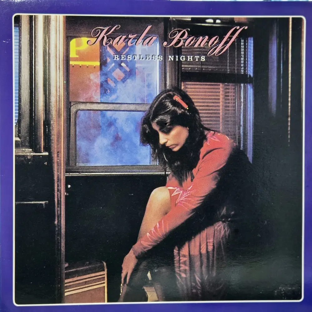 8982.LP음반.KARLA BONOFF (RESTLESS NIGHTS).가요 중고 팝 클래식 라이센스.