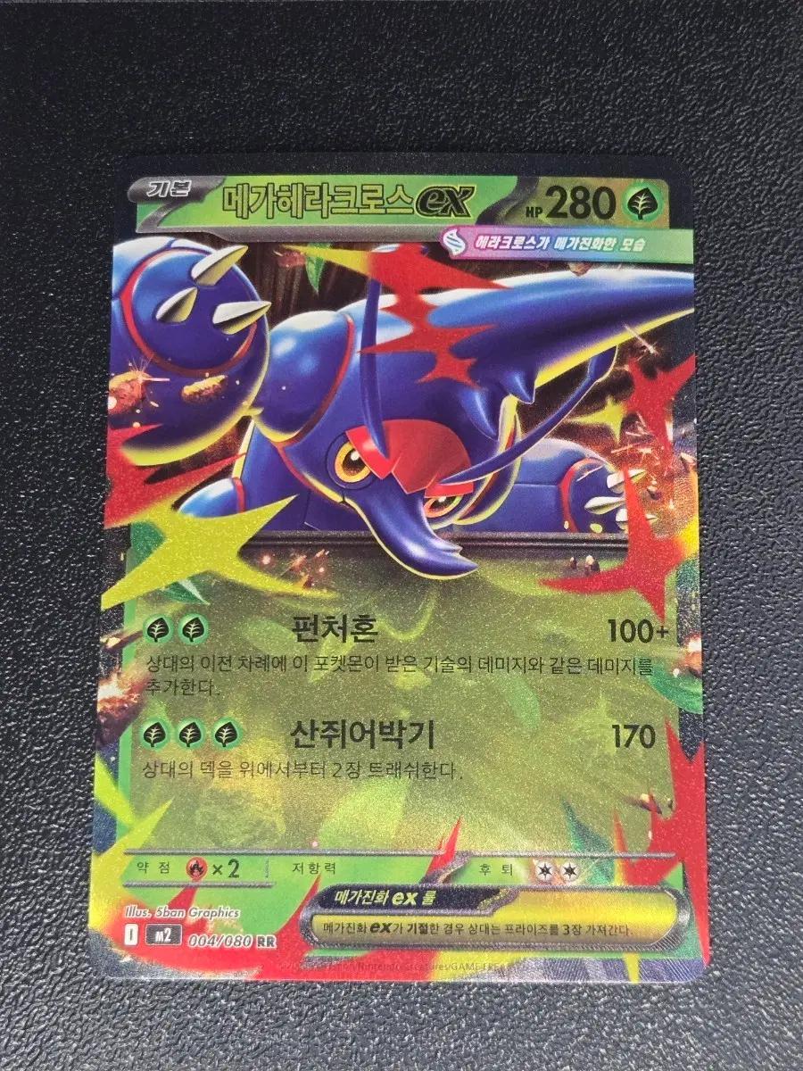 메가헤라크로스 EX 004/080 RR