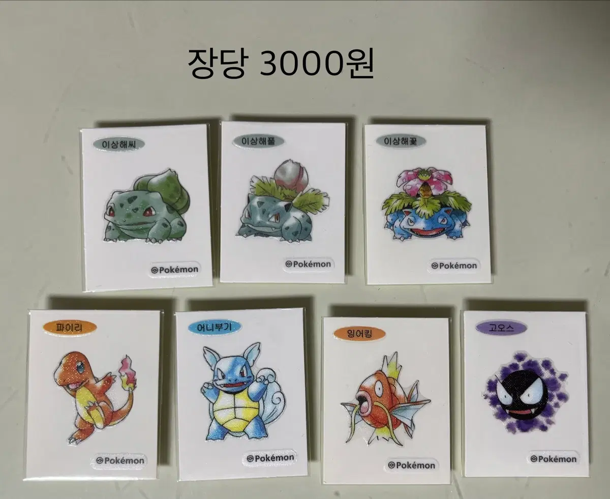포켓몬 30주년 아트워크 띠부씰