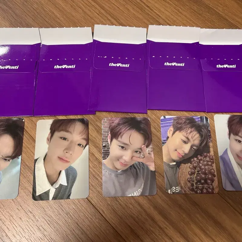 박지훈 더벤티 포토카드 포카