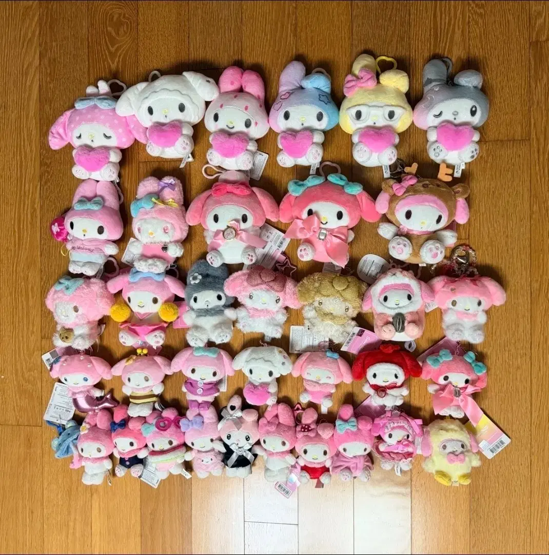 산리오 마이멜로디 키링 인형 모음 여러가지