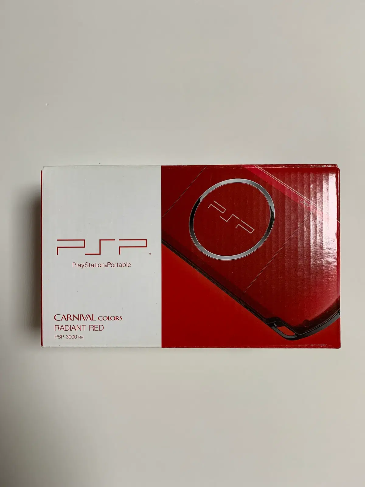 소니 PSP 3000번 본체 레디언트 레드 박스셋
