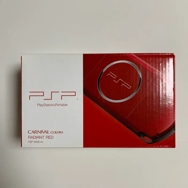 소니 PSP 3000번 본체 레디언트 레드 박스셋