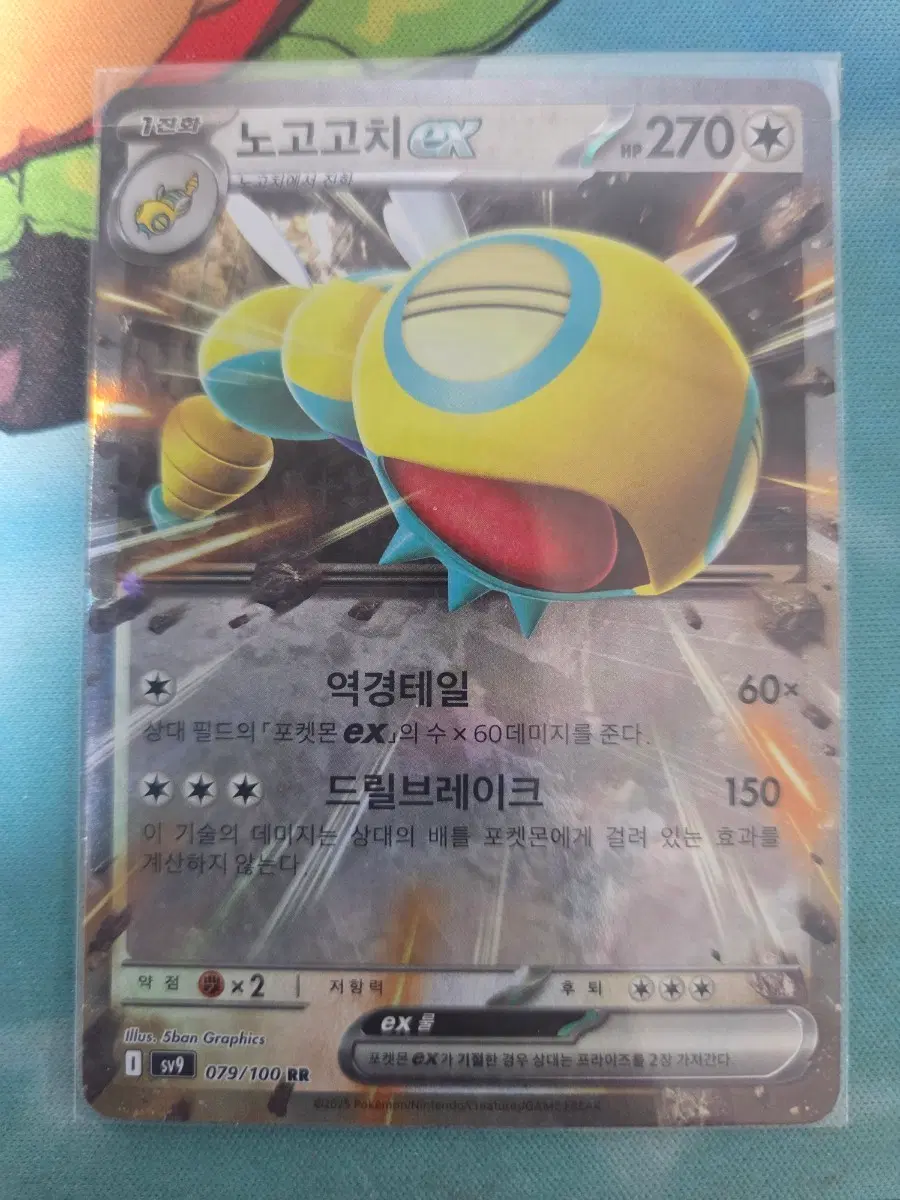 포켓몬카드 노고고치 EX