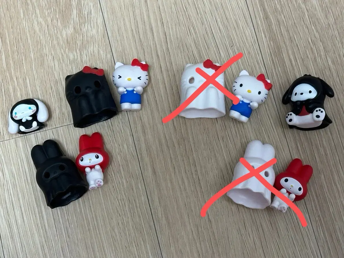 산리오 유령놀이 가챠 정품 일괄판매