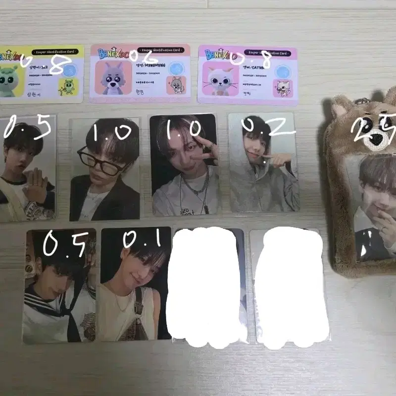 보넥도 명재현 한태산 태산 쁘넥도 아이디카드 포카 홀더 캣삐 명명이 삼한이