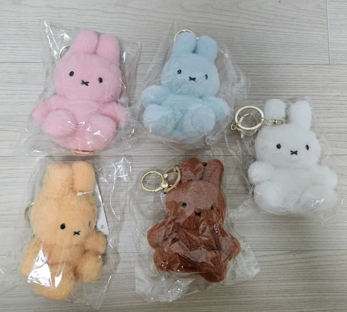 크리미 미피 인형 키링 일괄