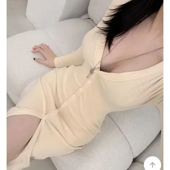 몸매보정 미시 롱 원피스 새상품