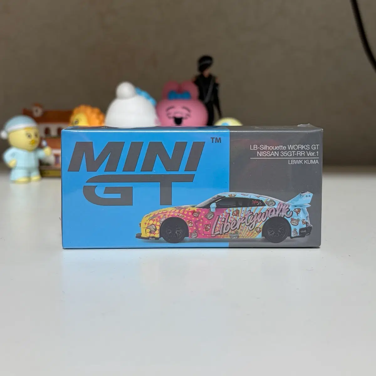 미니지티 742 닛산 GTR R35 LBWK KUMA 다이캐스트