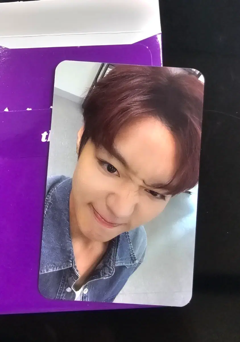 박지훈 더벤티 포토카드