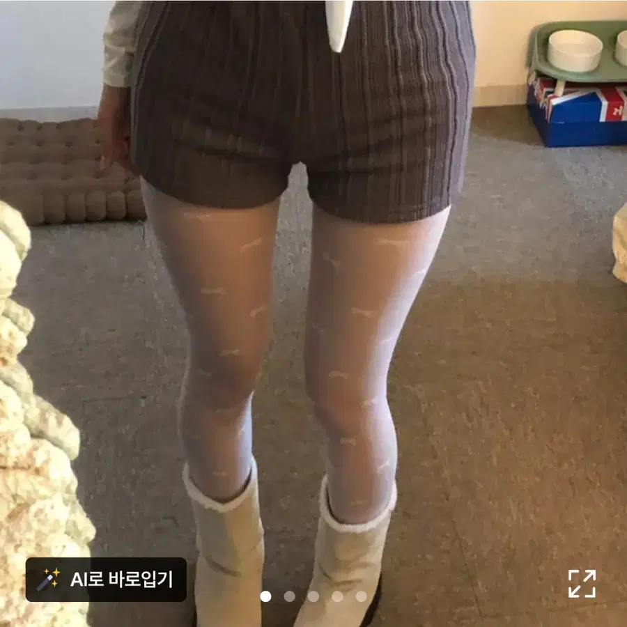 에이블리 니트 숏팬츠 블랙