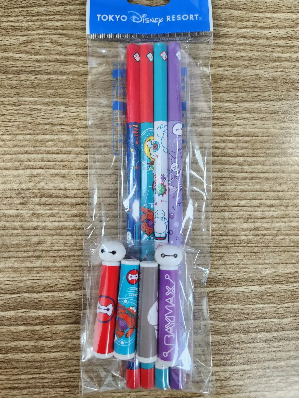 도쿄 디즈니랜드 베이맥스 연필 + 연필캡