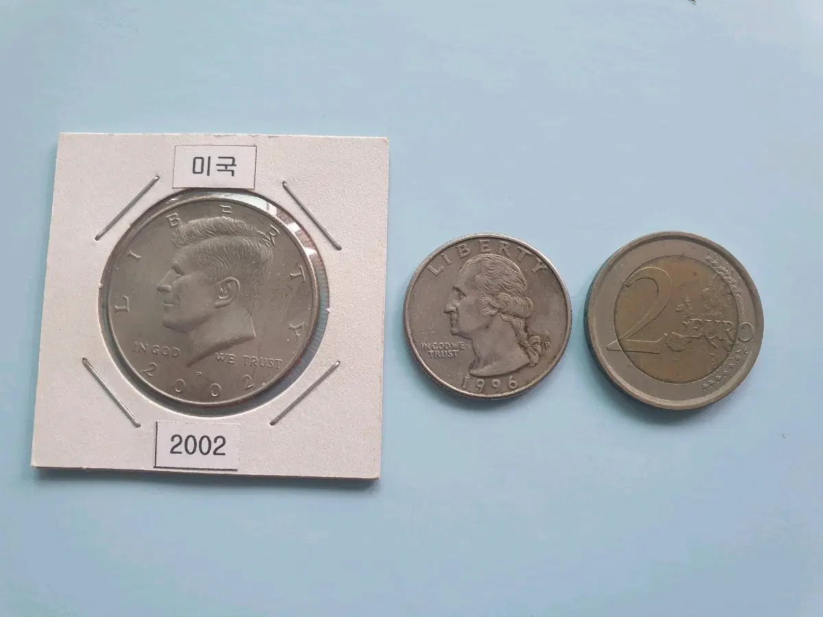 외국 동전 3종 세트
