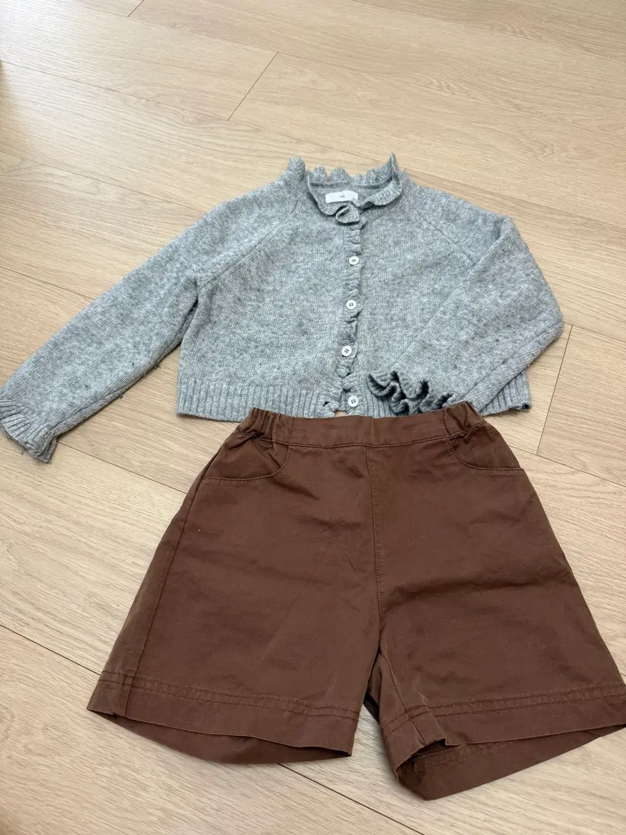 소예 유아 아기 면 반바지 m