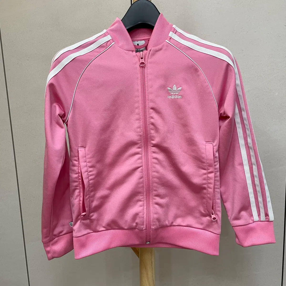 아디다스 키즈 트레이닝 자켓 핑크