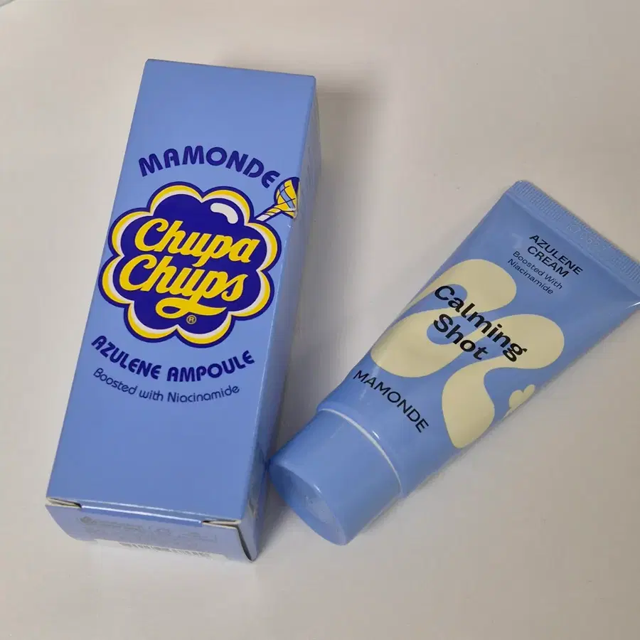 새상품) 마몽드 카밍샷 아줄렌 흔적 수분앰플 50ml + 크림 30ml