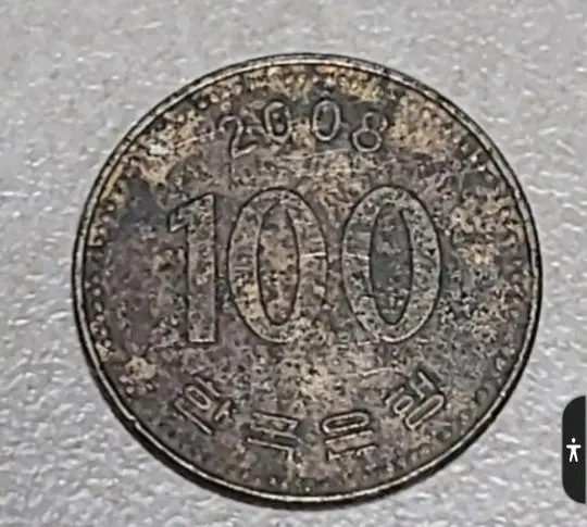 2008년 100원 에러동전
