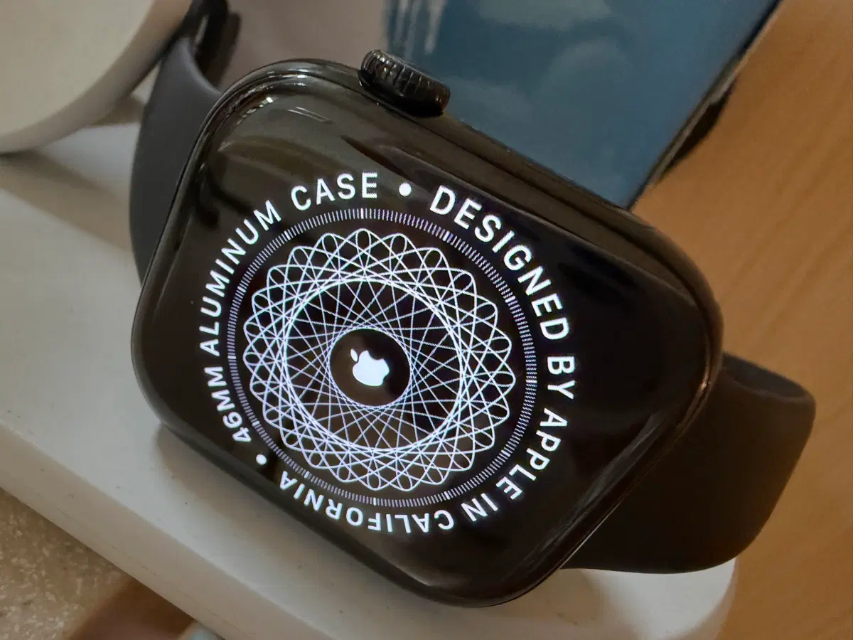애플워치 46mm 블랙 알루미늄 GPS