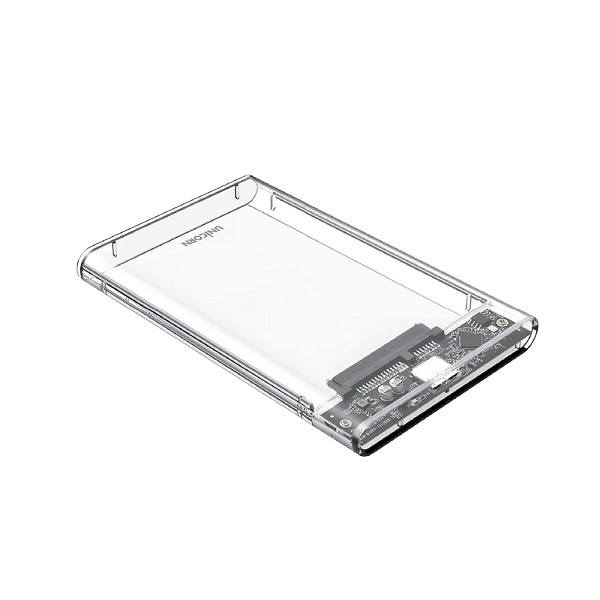6.35cm SATA USB3.2 HDD/SSD 외장케이스 투명