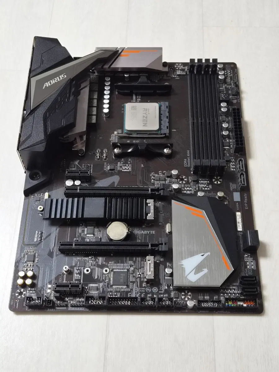 r5 2600, b450 aorus elite 세트