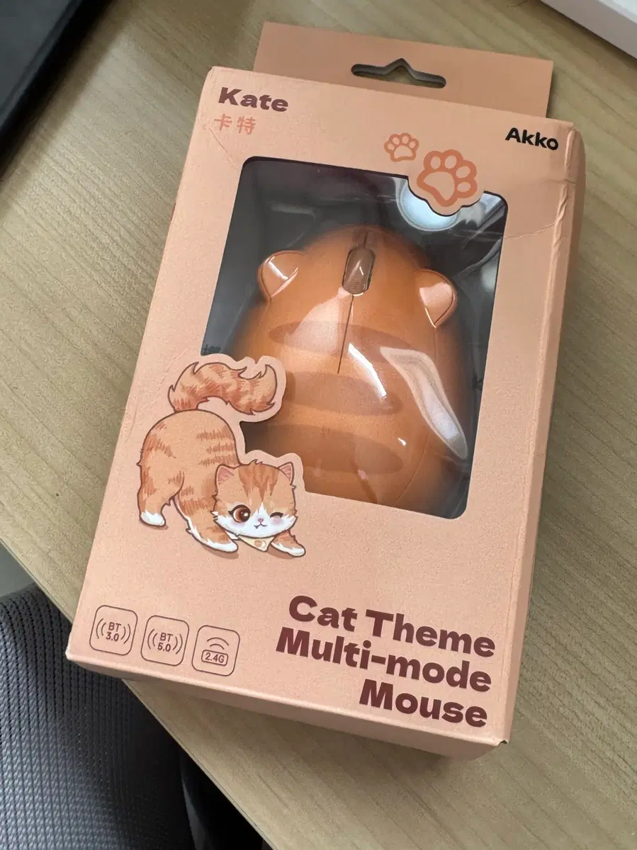 Akko 고양이 멀티모드 마우스 미사용