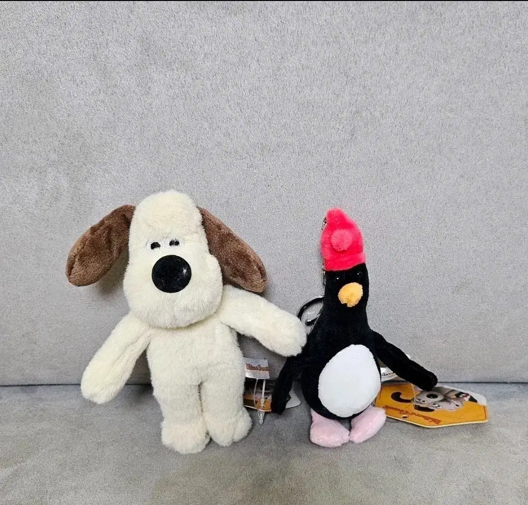 정품 월레스와 그로밋 맥그로우 키링 인형