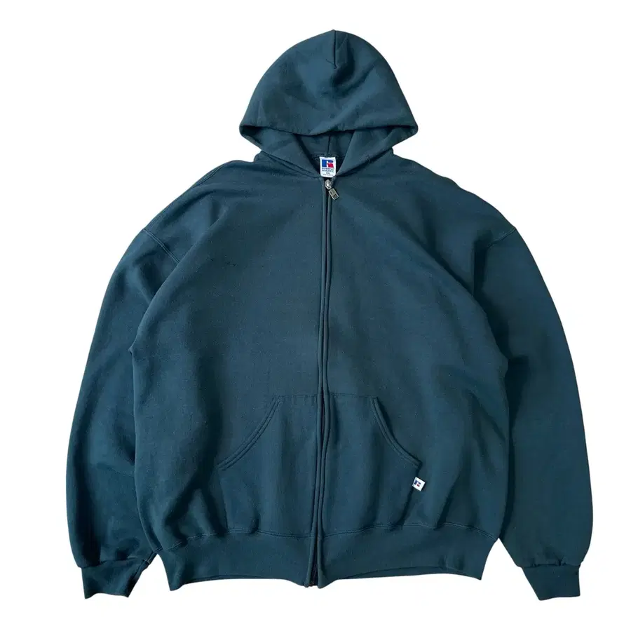 russell athletic hoodie zip 모스그린 러셀