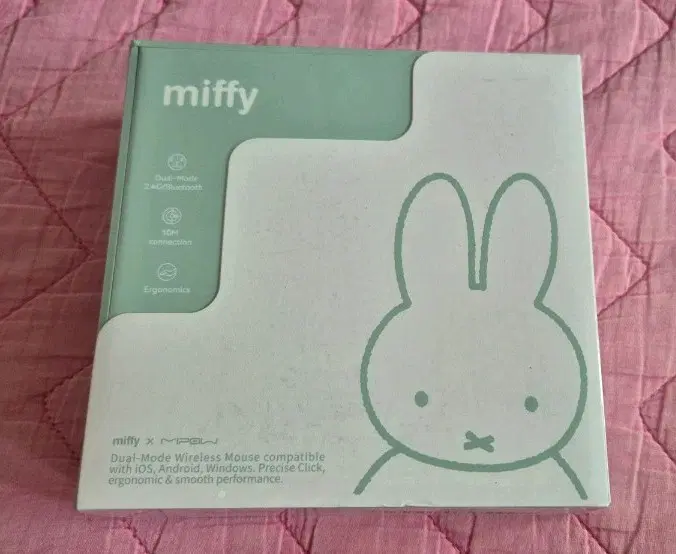 미피 블루투스 무선 마우스 티파니 블루
