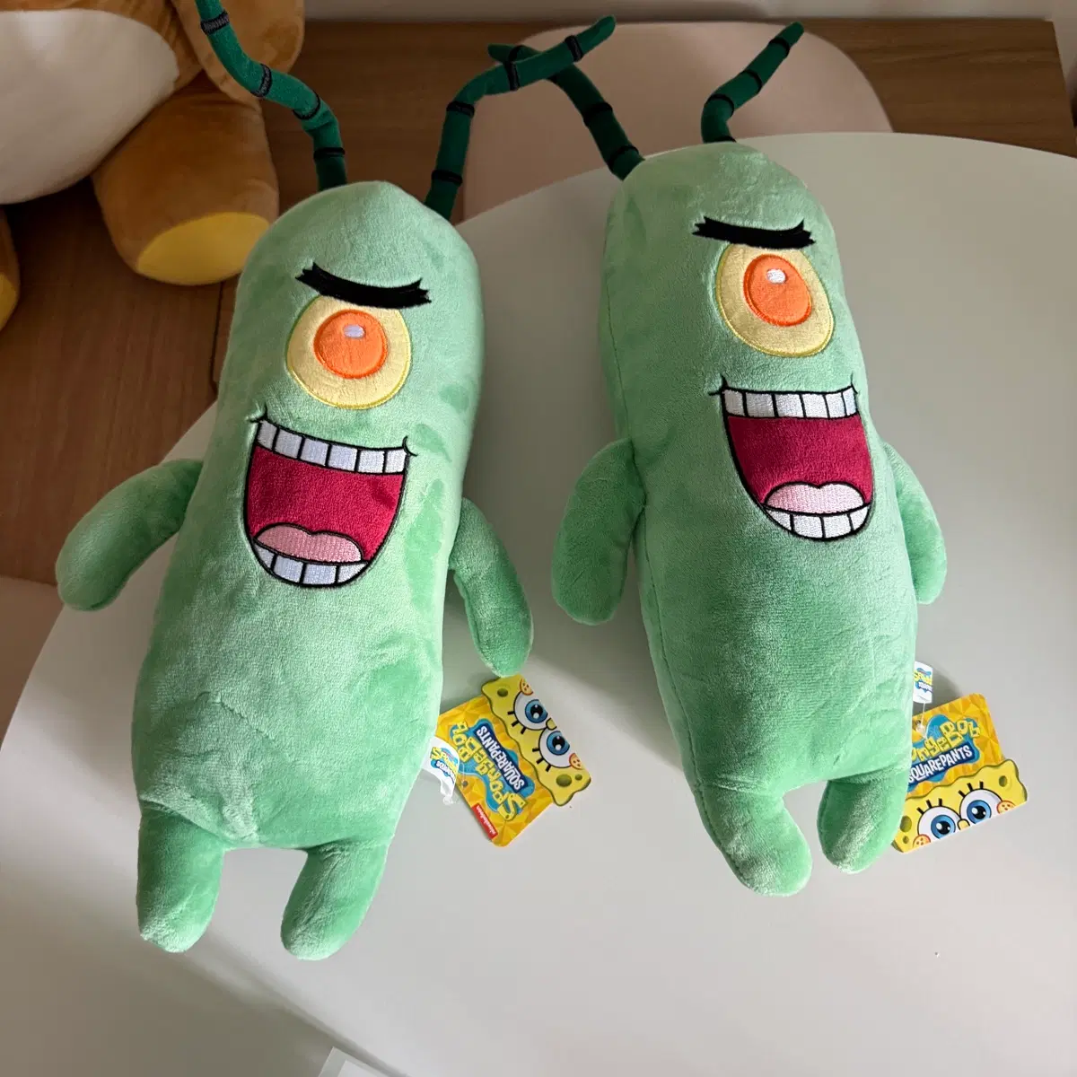 스폰지밥 플랑크톤 중형 인형 35cm